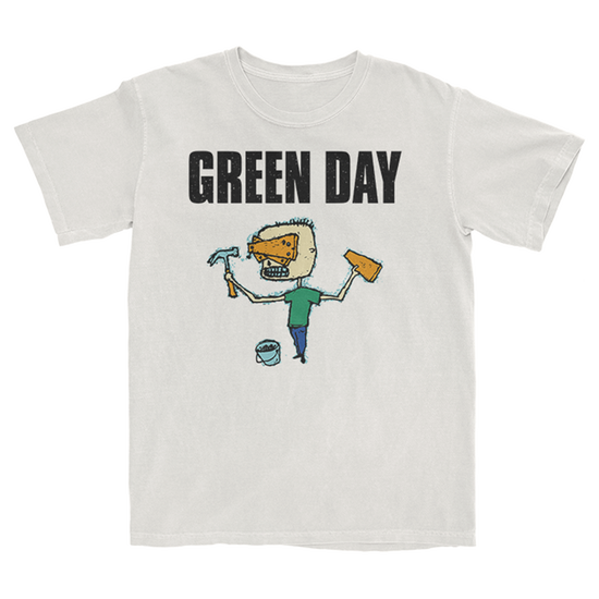 Nimrod Vintage Blindfold T Shirt Green Day Official Store